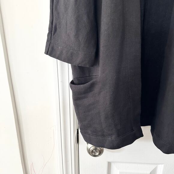 Wilfred Free Aritzia Black Zlata Open Relaxed Cardigan Sweater Blazer Kimono XS - Picture 4 of 10